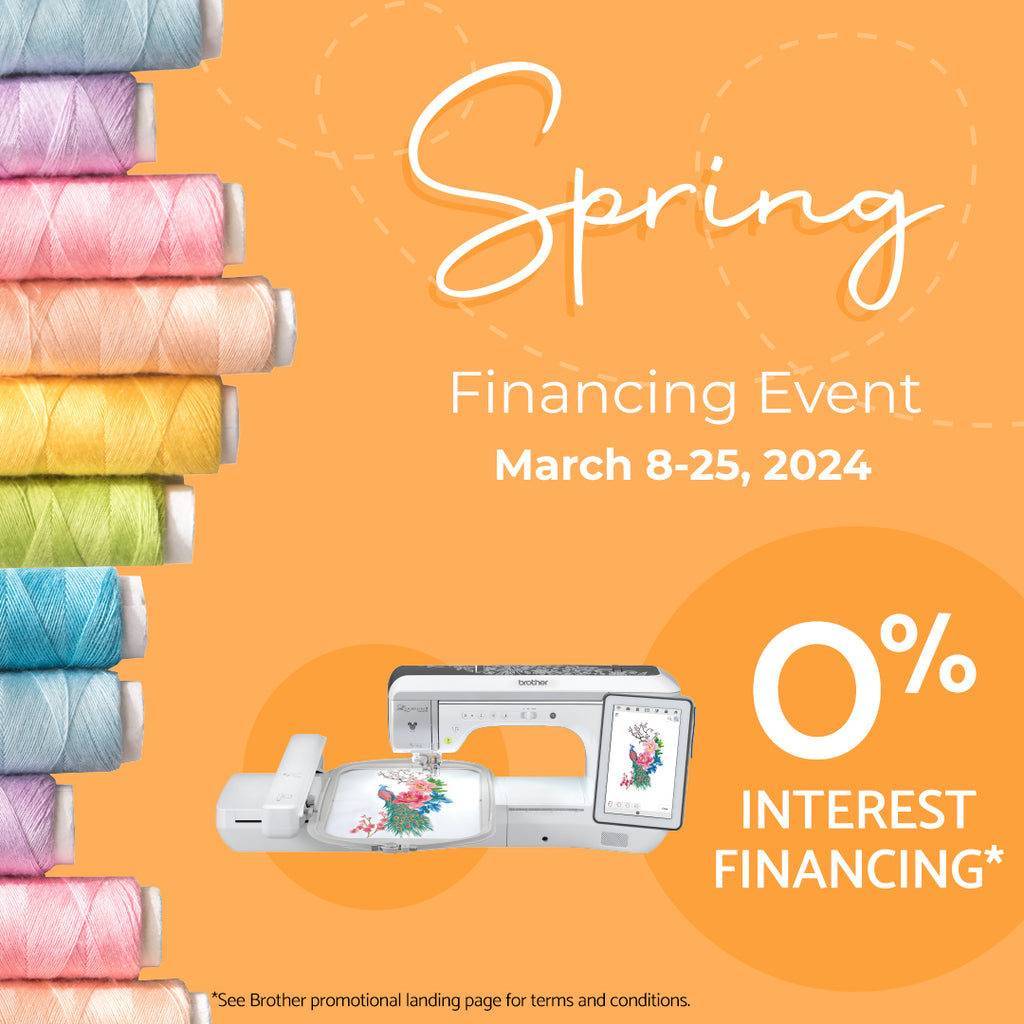 Brother's Spring 0% Financing Event: March 8 - March 25, 2024