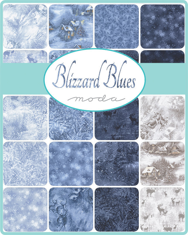 Blizzard Blues Quilt Lizzy - Wake Forest
